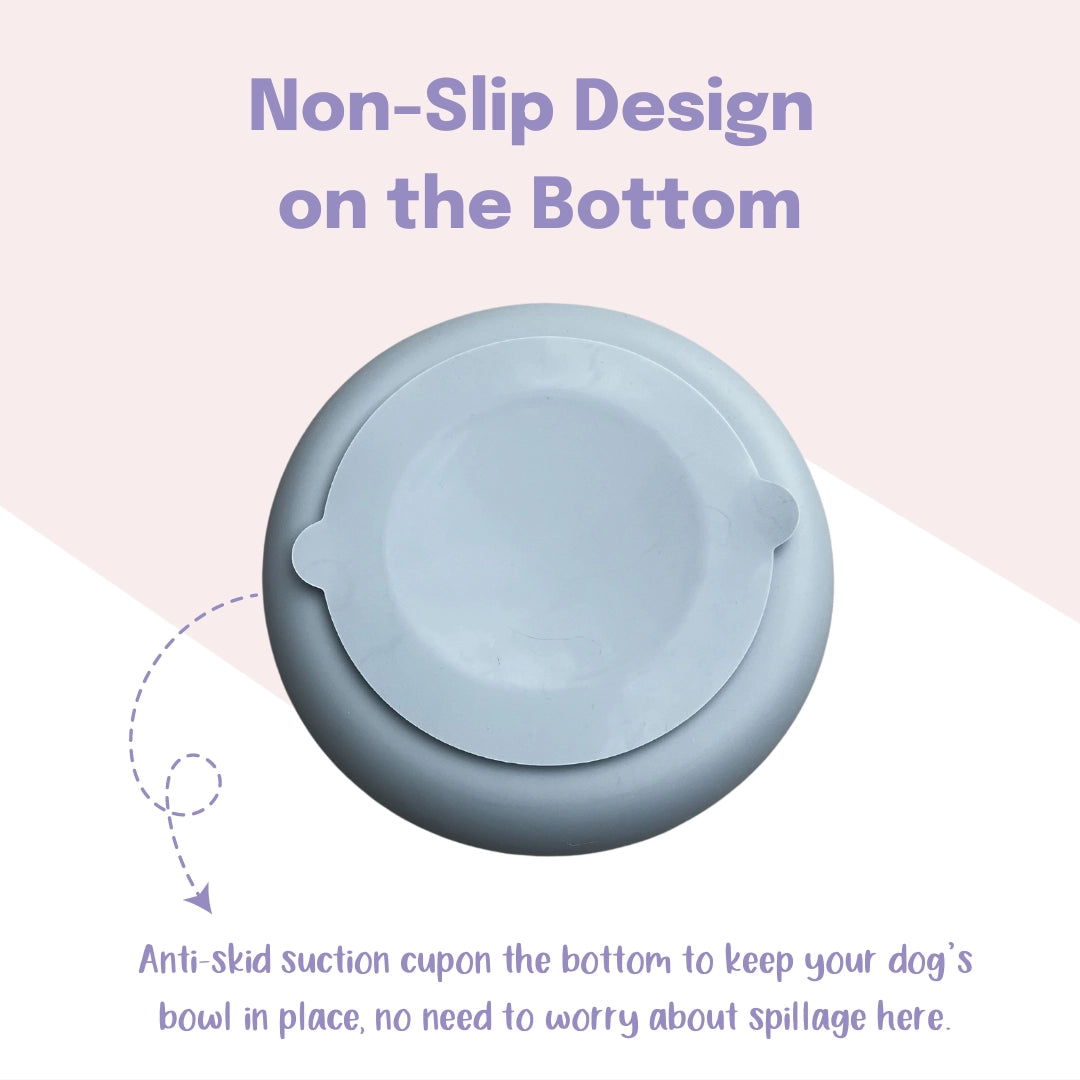 non-slip dog bowl