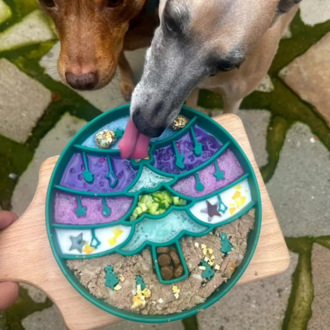 Festive Slow Feeder Bowl